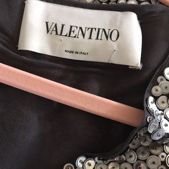 ASO Blair Waldorf Gossip Girl Valentino Sequin Silk Dress US 8 - Picture 11 of 12